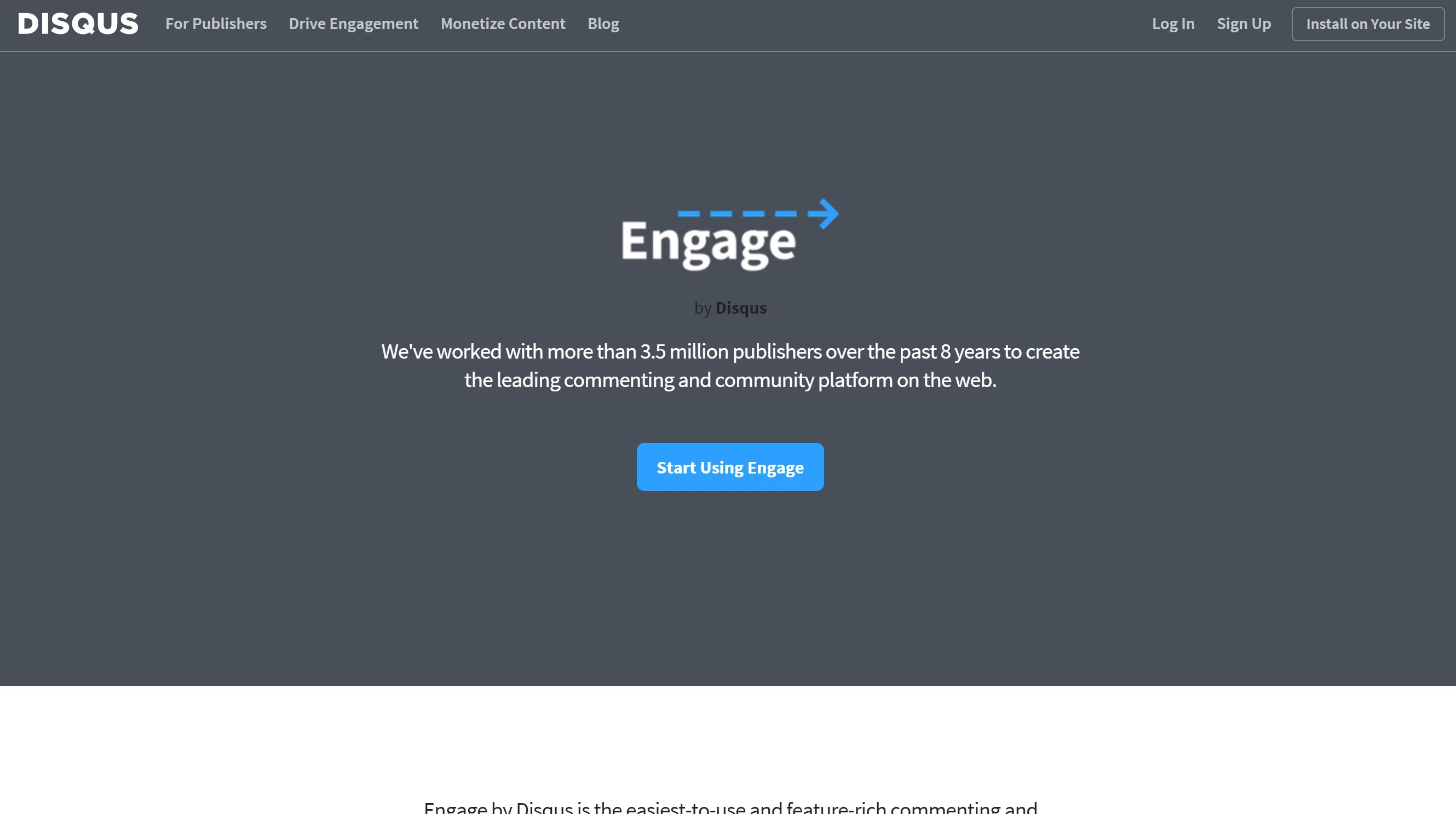 Start Using Engage